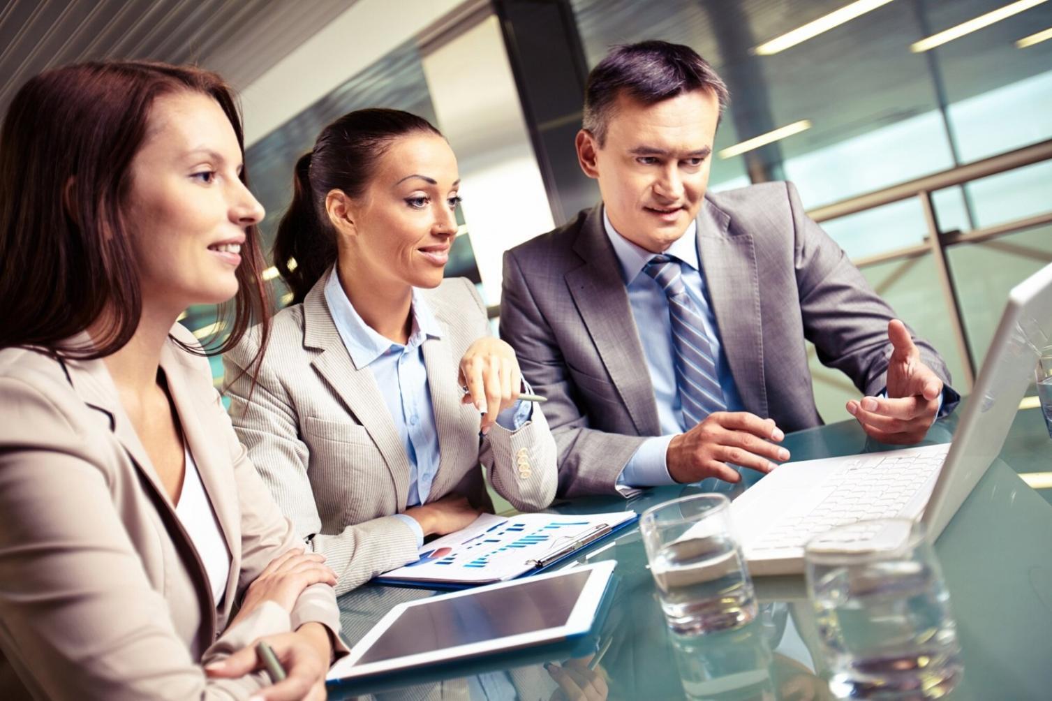 Business analysis dashboard showing real-time financial metrics and performance indicators